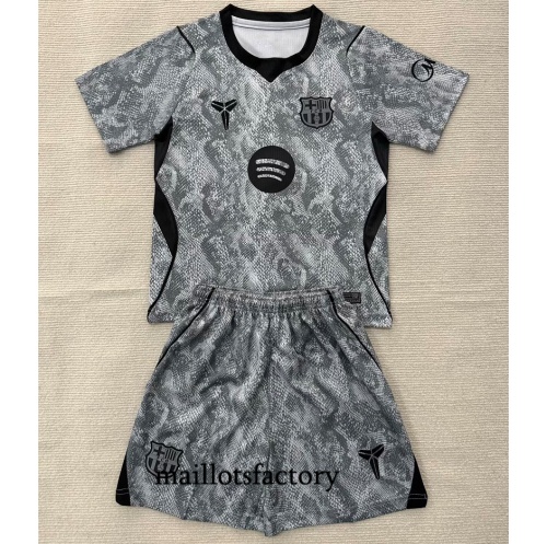 Maillotsfactory Nouveau Maillot du Foot Barcelone Enfant 2026/27 Gardien De But Gris