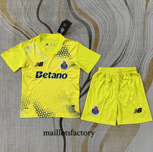 Maillotsfactory Nouveau Maillot du Foot FC Porto Enfant 2026/27 Gardien De But Jaune