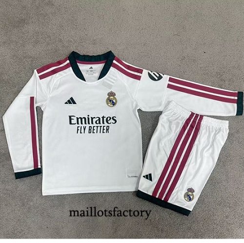Maillotsfactory Site Maillot du Foot Real Madrid Enfant 2026/27 Domicile Manche Longue