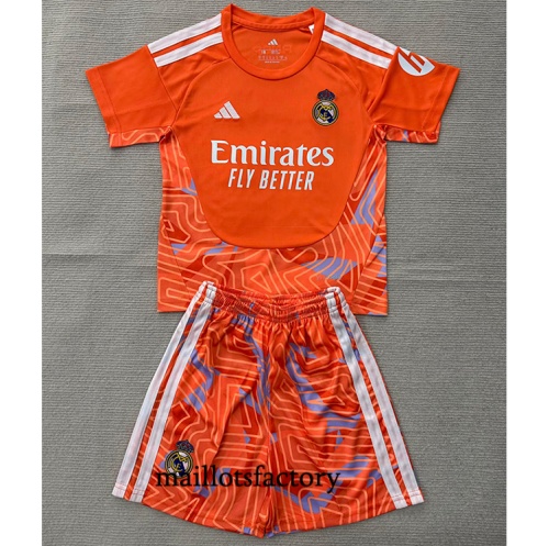 Maillotsfactory Achetez Maillot du Foot Real Madrid Enfant 2026/27 Gardien De But Orange