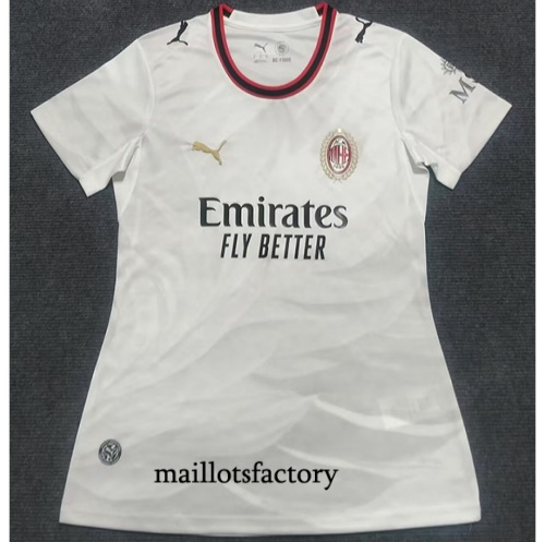 Maillotsfactory Nouveau Maillot du Foot AC Milan Femme 2026/27 Exterieur