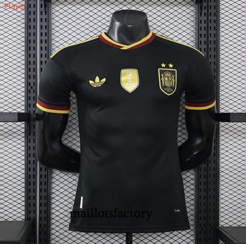 Maillotsfactory Site Maillot du Foot Espagne Player 2026/27 2 étoiles Noir