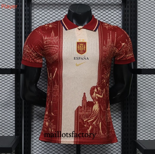 Maillotsfactory Nouveau Maillot du Foot Espagne Player 2026/27 Special Rouge