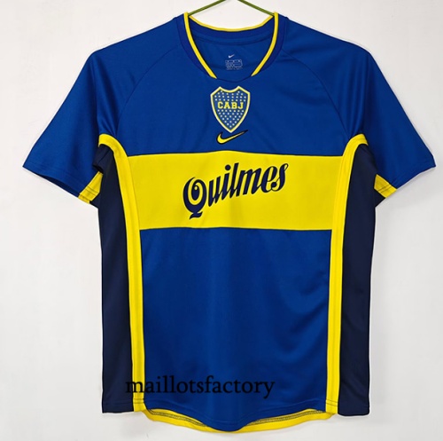 Maillotsfactory Site Maillot du Foot Retro Boca Juniors 01-02 Domicile