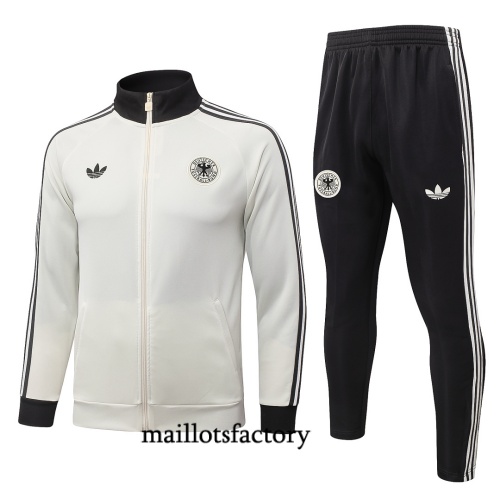 Maillotsfactory Site Veste Survetement Allemagne 2026/27 blanc cassé