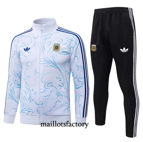Maillotsfactory Site Veste Survetement Argentine 2026/27 Blanc