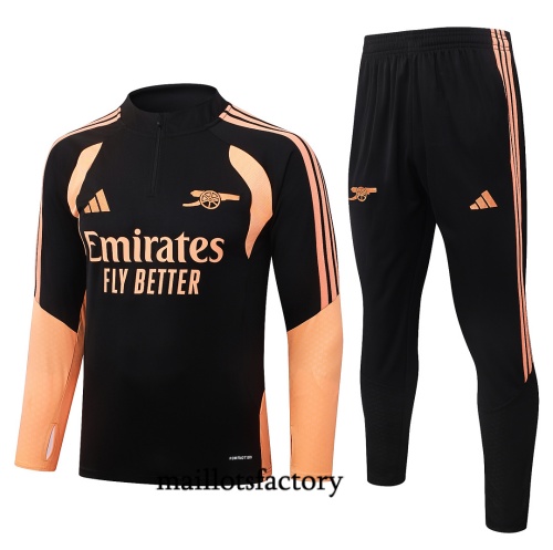 Maillotsfactory Site Survetement Arsenal 2026/27 Noir/Orange
