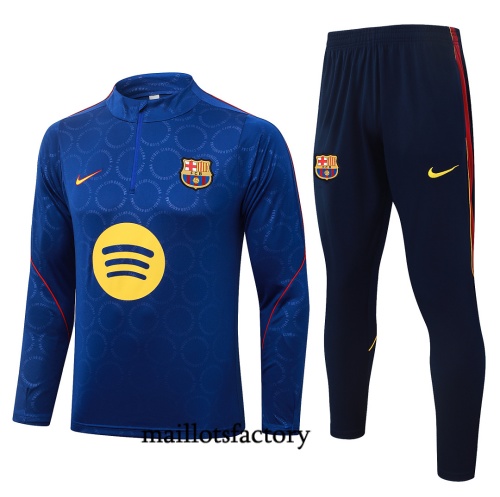 Maillotsfactory Nouveau Survetement Enfant Barcelone 2026/27 Bleu