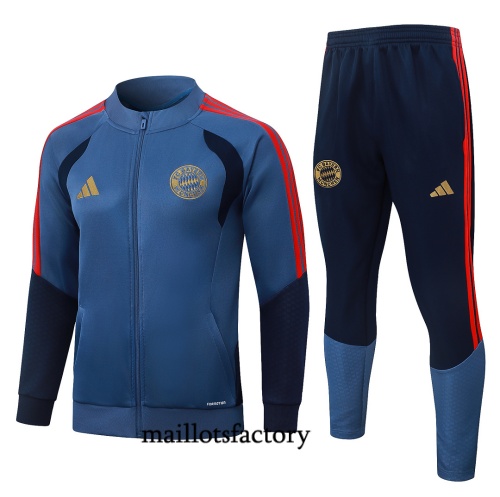 Maillotsfactory Achetez Veste Survetement Enfant Bayern Munich 2026/27 Bleu