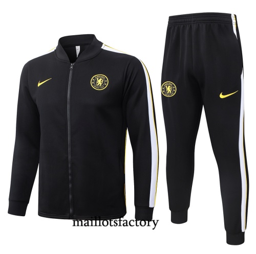 Maillotsfactory Soldes Veste Survetement Enfant Chelsea 2026/27 Noir