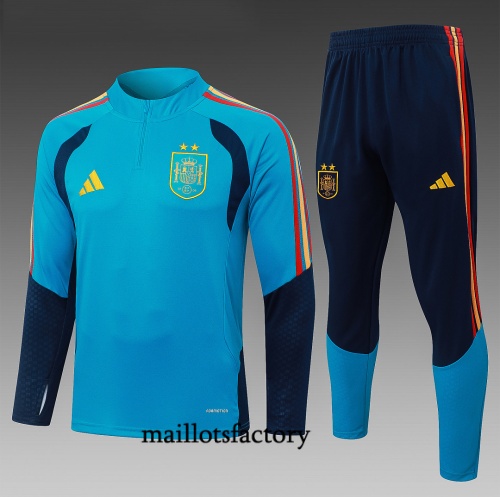 Maillotsfactory Site Survetement Enfant Espagne 2026/27 Bleu 2 étoiles