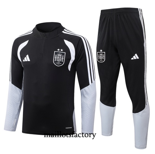 Maillotsfactory Achetez Survetement Enfant Espagne 2026/27 Noir 2 étoiles