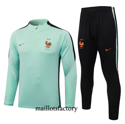 Maillotsfactory Soldes Survetement Enfant France 2026/27 Vert