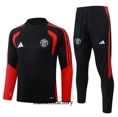 Maillotsfactory Nouveau Survetement Enfant Manchester United 2026/27 Noir