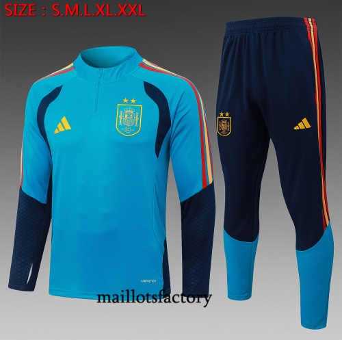 Maillotsfactory Soldes Survetement Espagne 2026/27 Bleu 2 étoiles