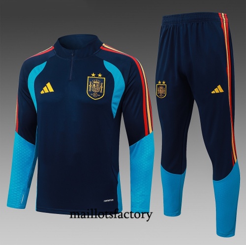 Maillotsfactory Achetez Survetement Espagne 2026/27 Bleu Marine 2 étoiles