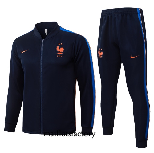 Maillotsfactory Achetez Veste Survetement France 2026/27 Bleu Marine