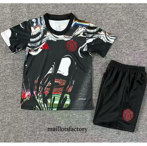 Maillot du Manchester United Enfant 2025/26 noir