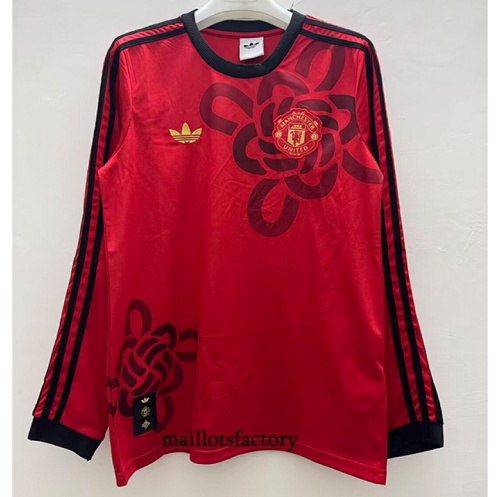 Maillot du Manchester United 2025/26 commémorer Manche Longue