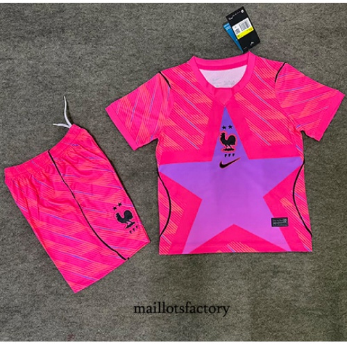 Maillotsfactory Site Maillot du France Enfant 2026/27 Gardien de but Rose
