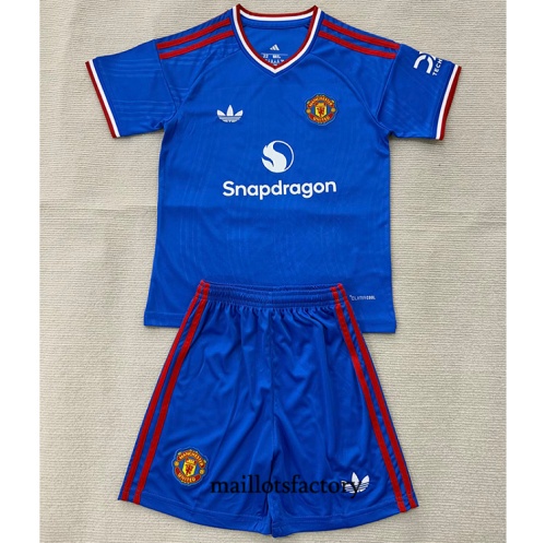 Maillotsfactory Nouveau Maillot du Manchester United Enfant 2026/27 Bleu