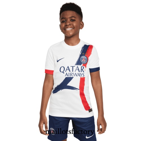 Maillotsfactory Soldes Maillot du PSG Enfant 2025 Exterieur 2 étoiles