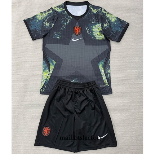 Maillotsfactory Nouveau Maillot du Países Bajos Enfant 2026/27 Gardien de but noir