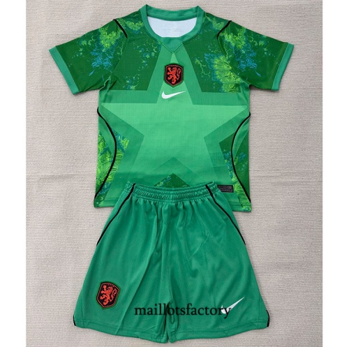 Maillotsfactory Achetez Maillot du Países Bajos Enfant 2026/27 Gardien de but vert