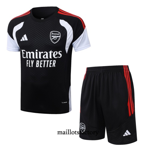 Maillotsfactory Soldes Maillot d'entrainement Arsenal + Shorts 2026/27 Noir