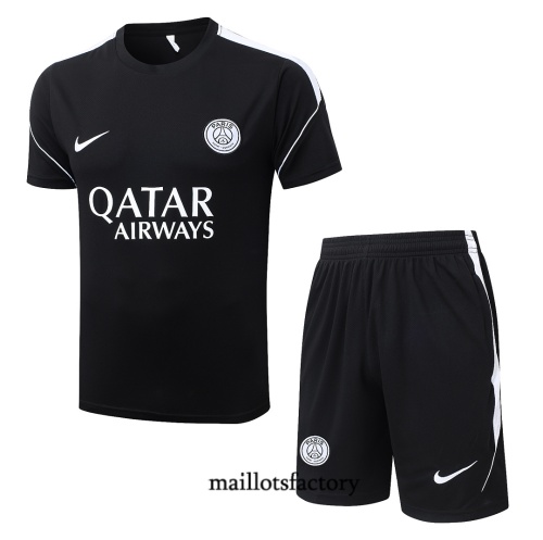 Maillotsfactory Soldes Maillot d'entrainement PSG + Shorts 2026/27 Noir