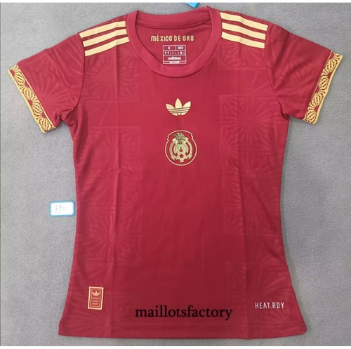 Maillotsfactory Site Maillot du Mexique Femme 2026/27 Dame des tasses Rouge