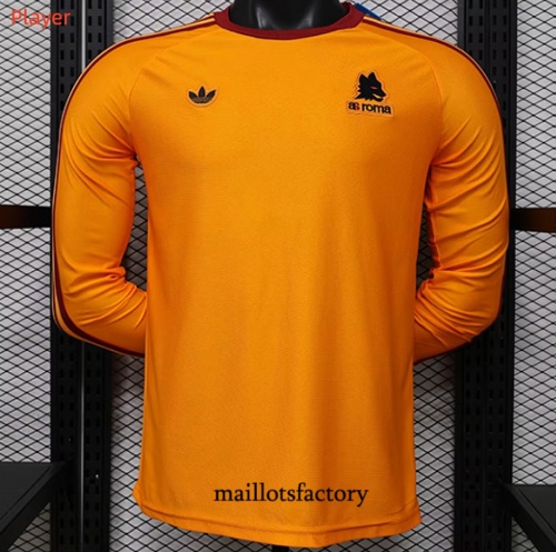 Maillotsfactory Site Maillot du AS Rome Player 2026/27 Manche Longue
