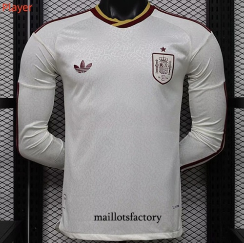 Maillotsfactory Site Maillot du Espagne Player 2026/27 Exterieur Manche Longue