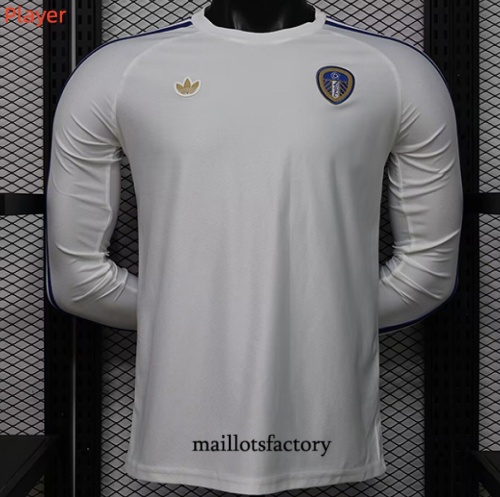Maillotsfactory Achetez Maillot du Leeds United 2026/27 Manche Longue Blanc