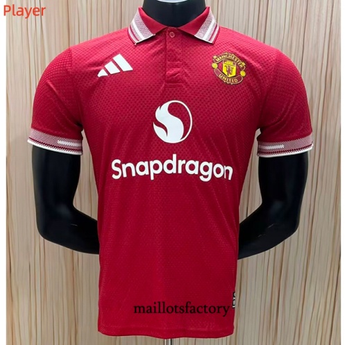 Maillotsfactory Site Maillot du Manchester United Polo Player 2026/27 Rouge