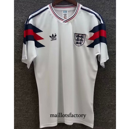 Maillotsfactory Nouveau Maillot du Retro Angleterre 1990 Blanc
