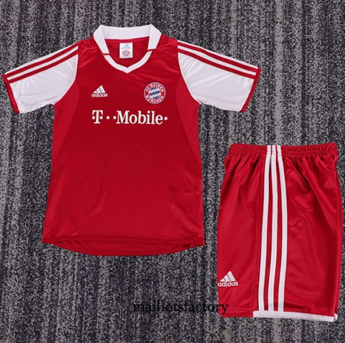 Maillotsfactory Nouveau Maillot du Retro Bayern Munich Enfant 2003-04 Domicile
