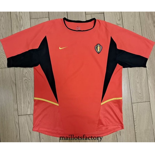 Maillotsfactory Achetez Maillot du Retro Bélgica 2002 Domicile