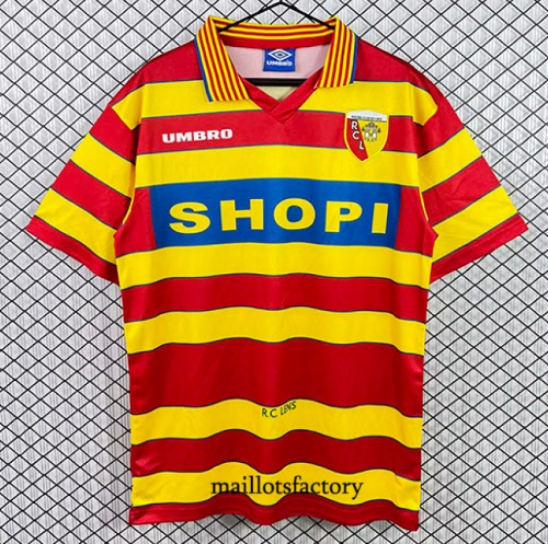 Maillotsfactory Nouveau Maillot du Retro Lens 1996-97 Domicile