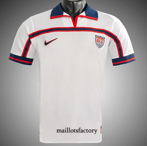 Maillotsfactory Soldes Maillot du Retro Estados Unidos 1998 Domicile