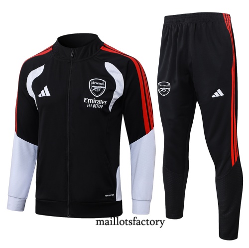 Maillotsfactory Soldes Veste Survetement Arsenal 2026/27 Noir
