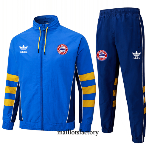 Maillotsfactory Nouveau Maillot du Coupe vent Bayern Munich 2026/27 Bleu