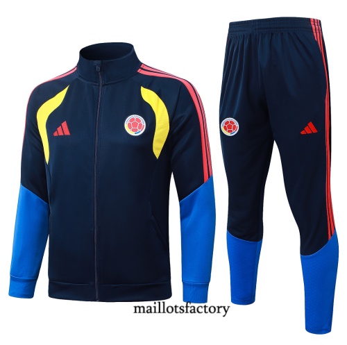 Maillotsfactory Soldes Veste Survetement Colombie 2026/27 Bleu Marine