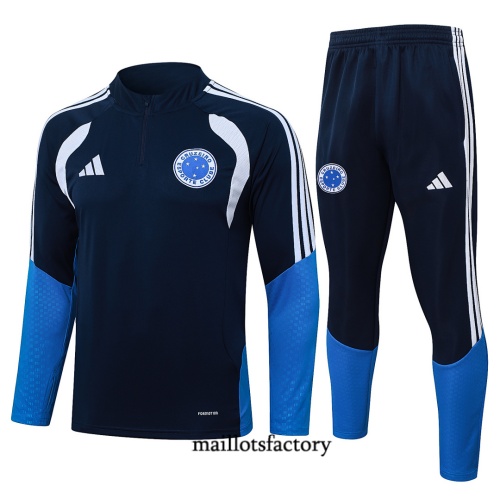 Maillotsfactory Nouveau Survetement Cruzeiro 2026/27 Bleu Marine