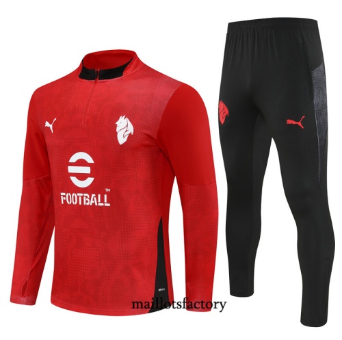 Maillotsfactory Site Survetement Enfant AC Milan 2026/27 Rouge