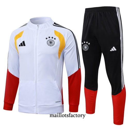Maillotsfactory Achetez Veste Survetement Enfant Allemagne 2026/27 Blanc