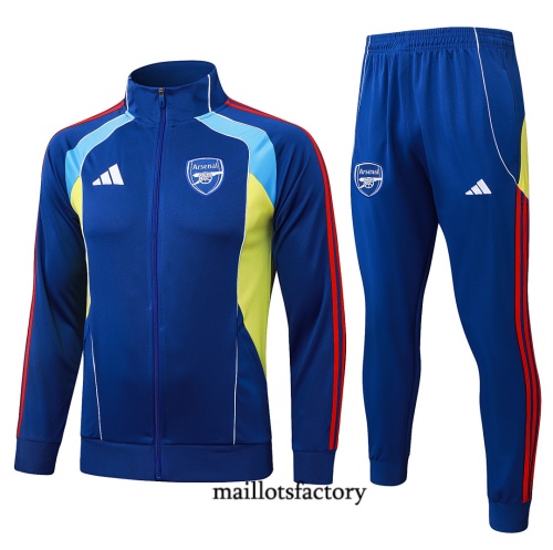 Maillotsfactory Soldes Veste Survetement Enfant Arsenal 2026/27 Bleu