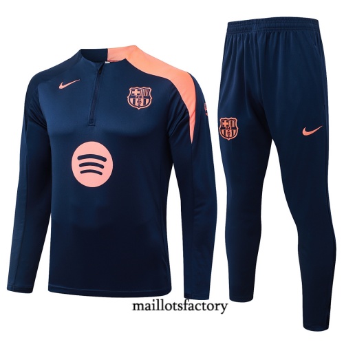Maillotsfactory Achetez Survetement Enfant Barcelone 2026/27 Bleu Marine