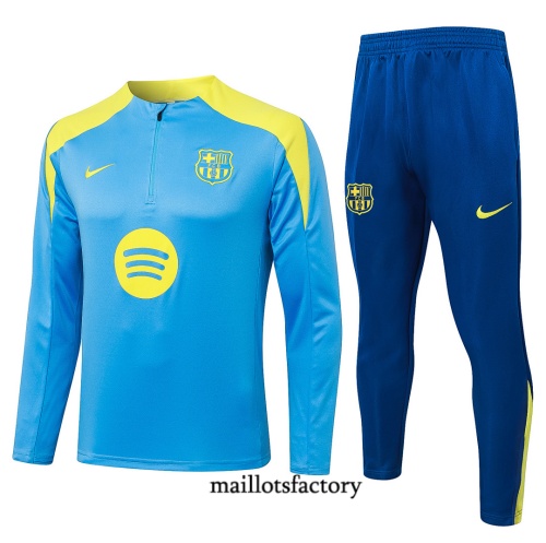 Maillotsfactory Soldes Survetement Enfant Barcelone 2026/27 Bleu