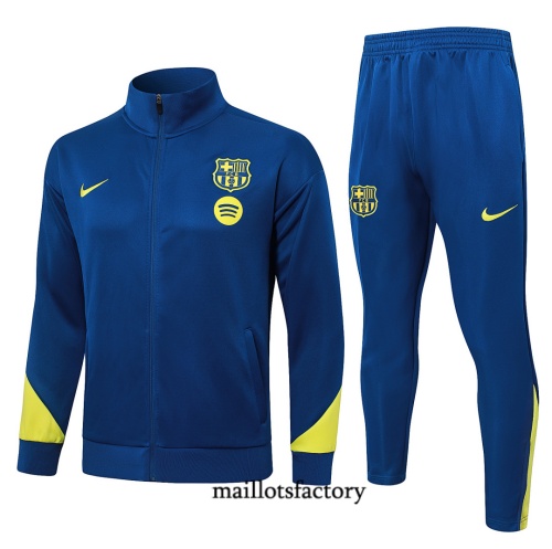 Maillotsfactory Achetez Veste Survetement Enfant Barcelone 2026/27 Bleu Marine